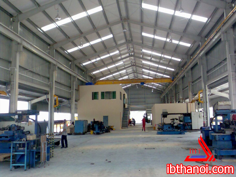 Nhà thép tiền chế ngày càng được ứng dụng rộng rãi trong công nghiệp IBT